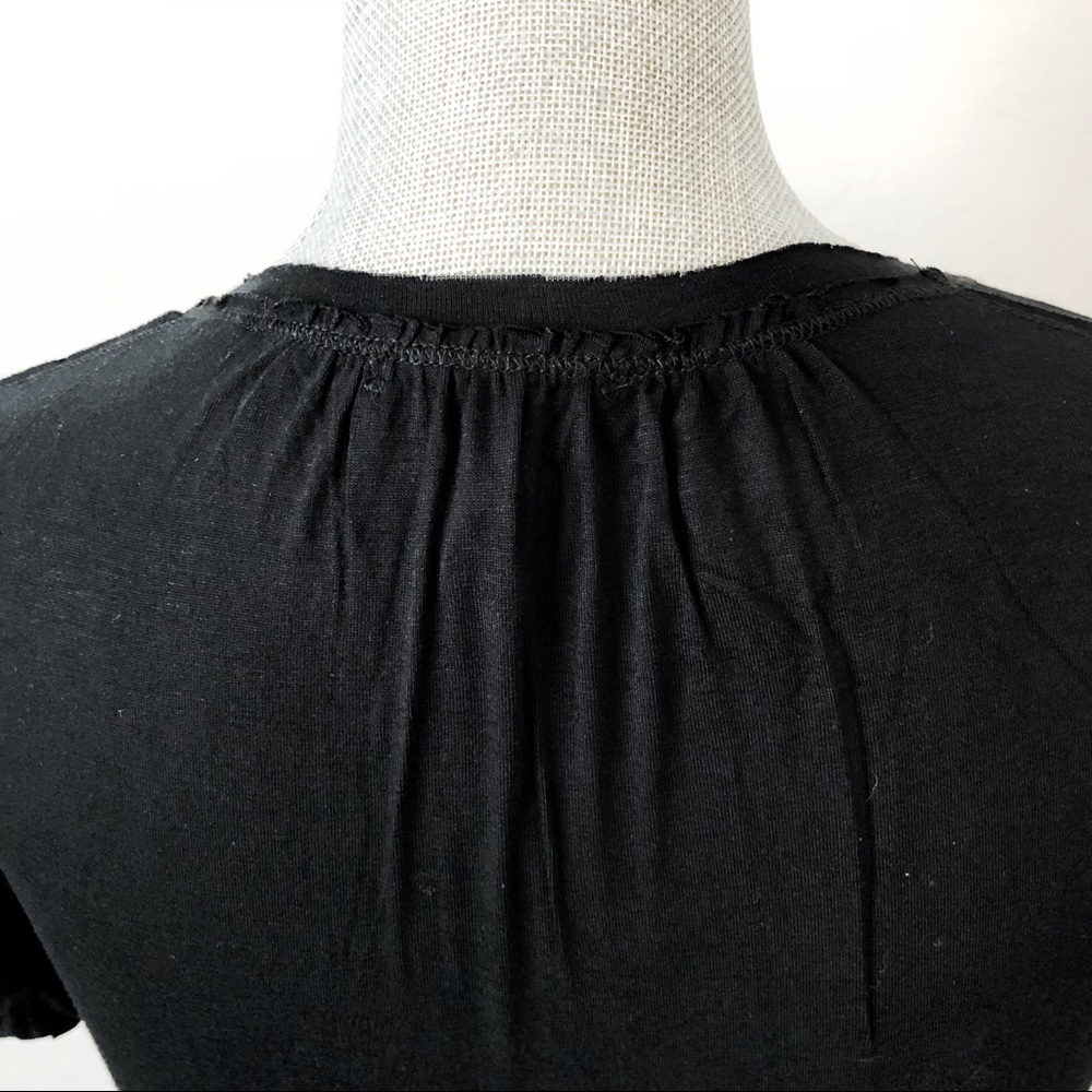 Anthropologie Bordeaux Amelia Wrap Top - Picture 4 of 6